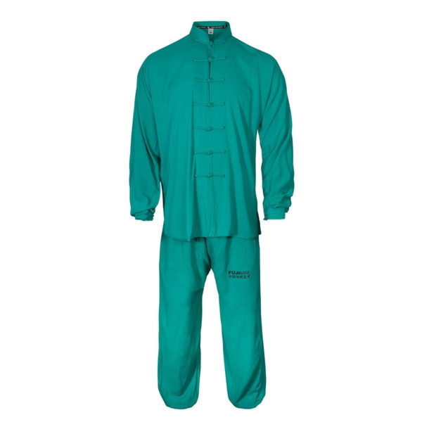 tenue taichi coton fluide vert fuji mae