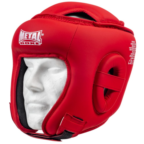 MB CASQUE METAL BOXE COMPETITION ROUGE