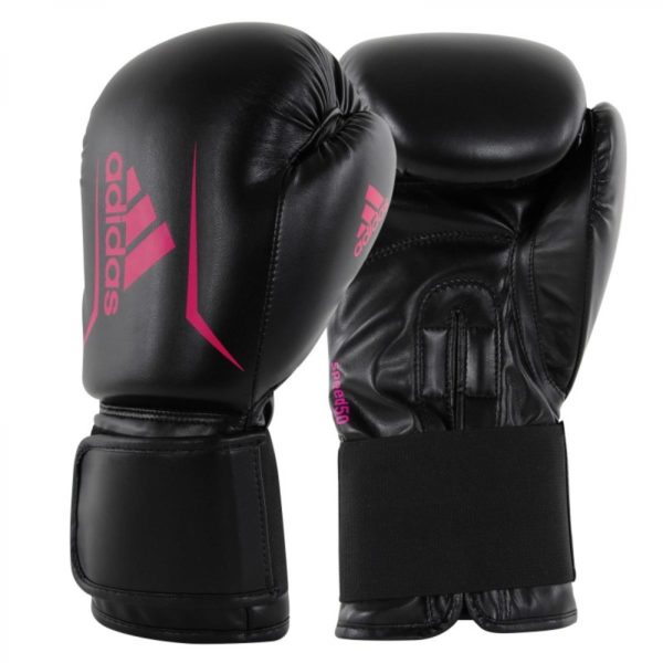 adisbg50 gant speed 50 adidas noir et rose
