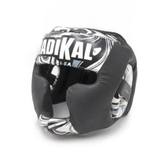 casque radikal 3.0 21612 noir blanc face 2