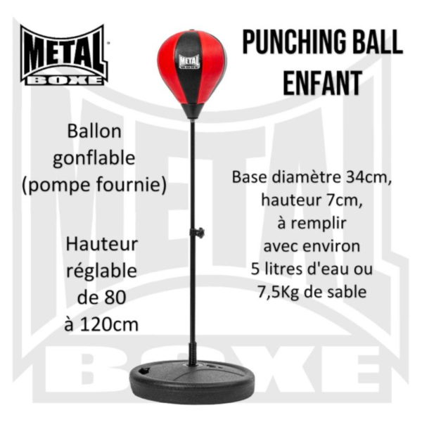 Puniching ball metal boxe mbfran